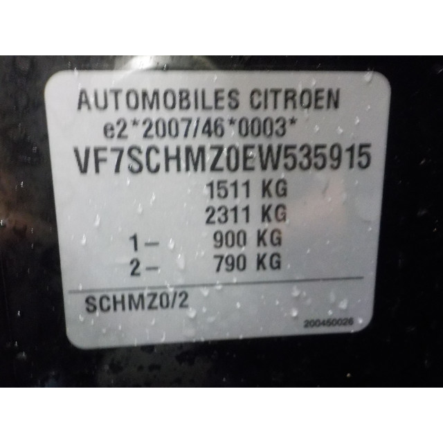 Airbag passagier Citroën C3 (SC) (2012 - 2016) Hatchback 1.2 VTi 82 12V (EB2F(HMZ))