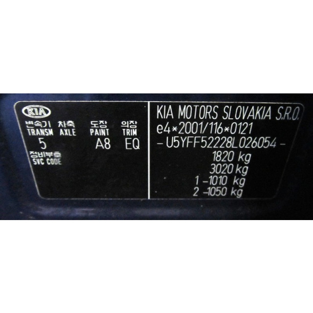 Kachelweerstand Kia Cee'd Sporty Wagon (EDF) (2007 - 2012) Combi 1.6 CVVT 16V (G4FC4I)