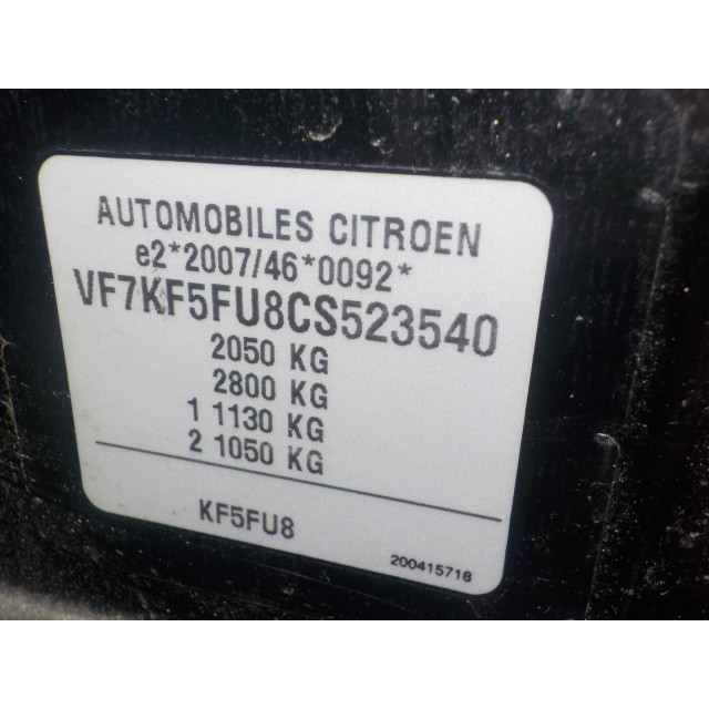 Gasdrukveerset voor Citroën DS5 (KD/KF) (2011 - 2015) Hatchback 5-drs 1.6 16V THP 200 (EP6CDTX(5FU))