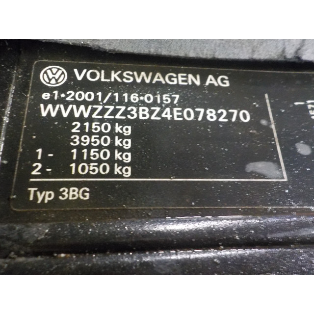 Intercooler radiateur Volkswagen Passat Variant (3B6) (2003 - 2005) Combi 2.5 TDI V6 24V (BDG)