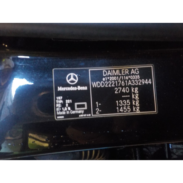 Computer climate control Mercedes-Benz S (W222/V222/X222) (2014 - heden) S (W222) Sedan 6.0 S-600 V12 36V Biturbo (M277.980)