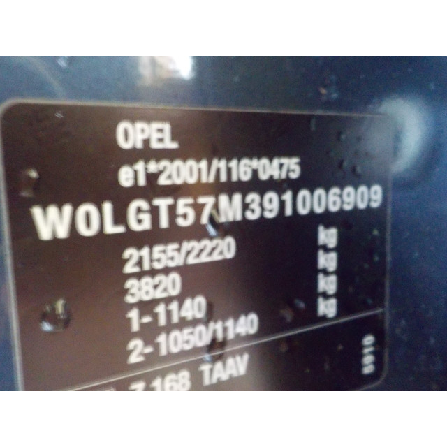Bedieningspaneel elektrische ramen Opel Insignia (2008 - heden) Sedan 2.0 CDTI 16V 160 Ecotec (A20DTH)