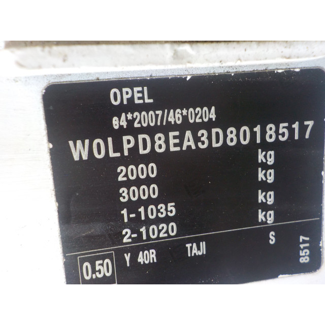 Intercooler radiateur Opel Astra J Sports Tourer (PD8/PE8/PF8) (2010 - 2014) Combi 1.3 CDTI 16V ecoFlex (A13DTE(Euro 5))