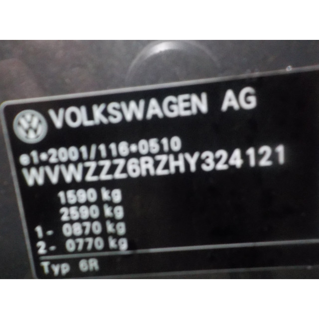 Koelventilatormotor Volkswagen Polo V (6R) (2014 - heden) Polo (6R) Hatchback 1.2 TSI 16V BlueMotion Technology (CJZC)