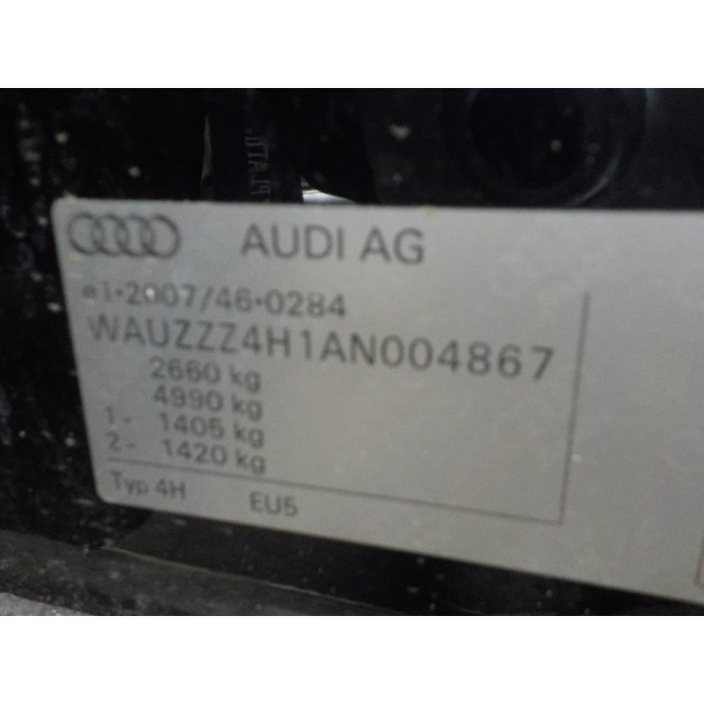 Luchtmassameter Audi A8 (D4) (2009 - 2014) Sedan 4.2 TDI V8 32V Quattro (CDSB)