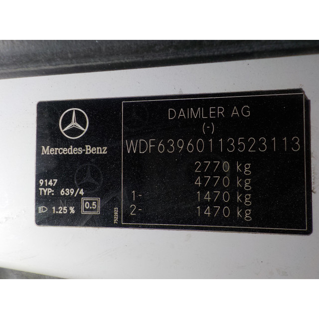 Voorfront Mercedes-Benz Vito (639.6) (2007 - 2010) Van 2.2 111 CDI 16V (OM646.980)