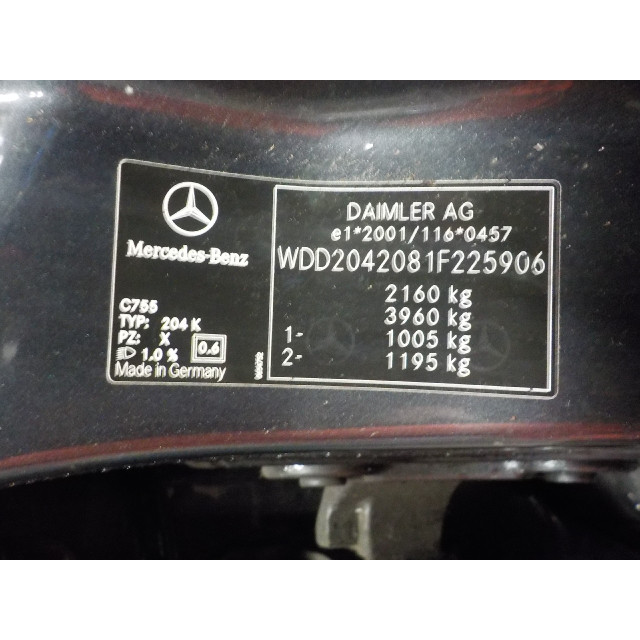 Raammechaniek elektrisch links voor Mercedes-Benz C Estate (S204) (2007 - 2008) Combi 2.2 C-220 CDI 16V (OM646.811)