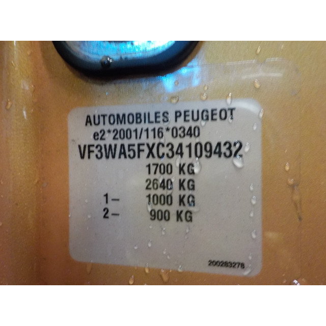 Raammechaniek elektrisch links voor Peugeot 207/207+ (WA/WC/WM) (2006 - 2013) Hatchback 1.6 16V GT THP (EP6DT(5FX))