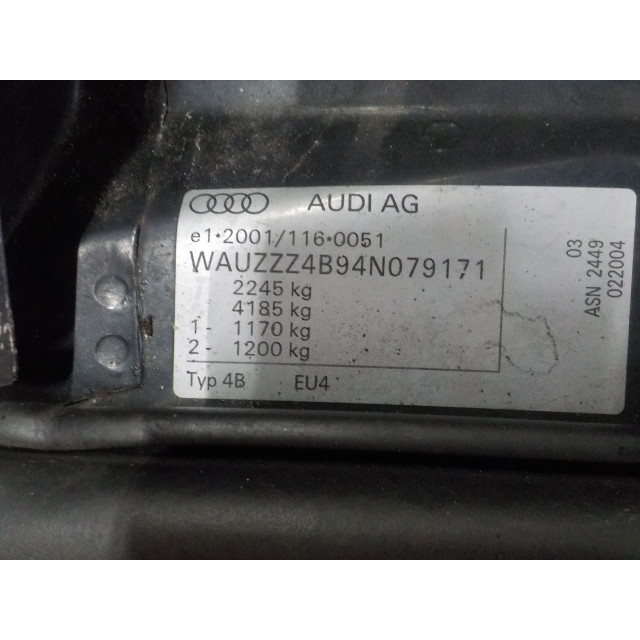 Versnellingsbak automaat Audi A6 Avant Quattro (C5) (2001 - 2005) A6 Avant (C5) Combi 3.0 V6 30V Quattro (ASN)