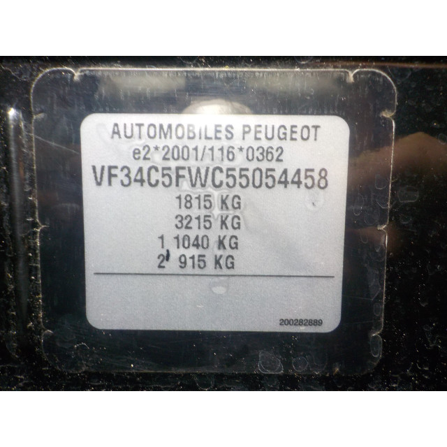 Slot mechaniek portier elektrisch centrale vergrendeling rechts voor Peugeot 308 (4A/C) (2007 - 2014) Hatchback 1.6 VTI 16V (EP6(5FW))