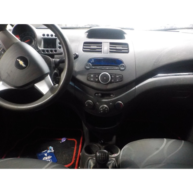 Slot mechaniek portier elektrisch centrale vergrendeling links achter Daewoo/Chevrolet Spark (M300) (2010 - 2015) Hatchback 1.0 16V Bifuel (LMT)