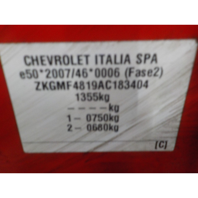 Voorscherm rechts Daewoo/Chevrolet Spark (M300) (2010 - 2015) Hatchback 1.0 16V Bifuel (LMT)