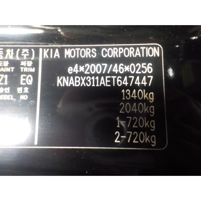 Ruitenwissermotor achter Kia Picanto (TA) (2011 - 2017) Hatchback 1.0 12V (G3LA)