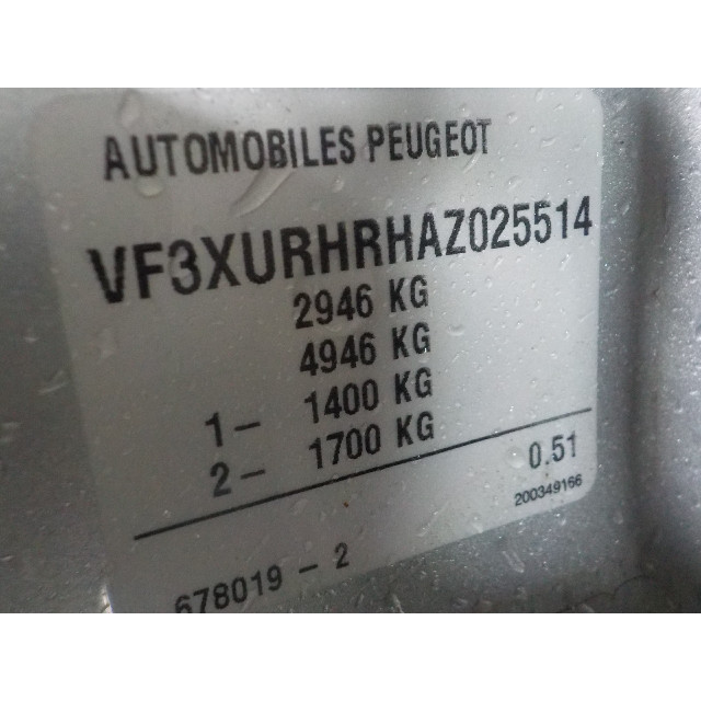 Kachelweerstand Peugeot Expert (G9) (2007 - 2011) Van 2.0 HDi 140 16V (DW10BTED4(RHR))