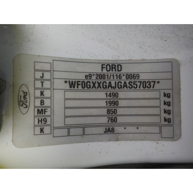 Portier links voor Ford Fiesta 6 (JA8) (2008 - 2017) Hatchback 1.25 16V (STJB(Euro 5))