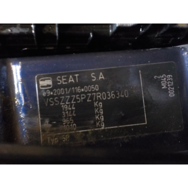 Portier links voor Seat Toledo (5P2) (2004 - 2009) MPV 1.6 (BSE)