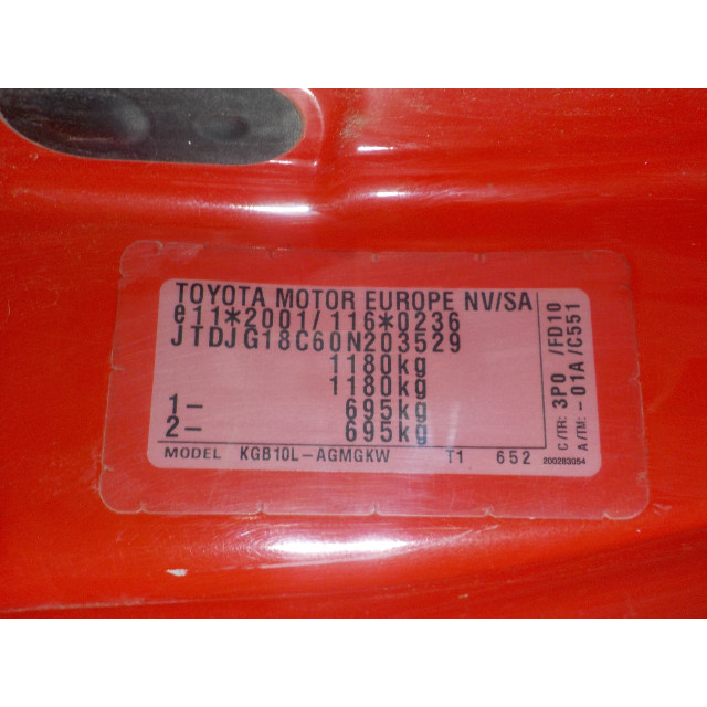 Ruitenwisser mechaniek voor Toyota Aygo (B10) (2005 - 2014) Hatchback 1.0 12V VVT-i (1KR-FE)