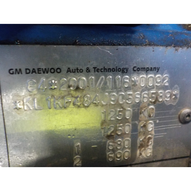 Ruitenwissermotor voor Daewoo/Chevrolet Matiz (2005 - 2013) (M200) Hatchback 0.8 S,SE (LQ2(L3-49))