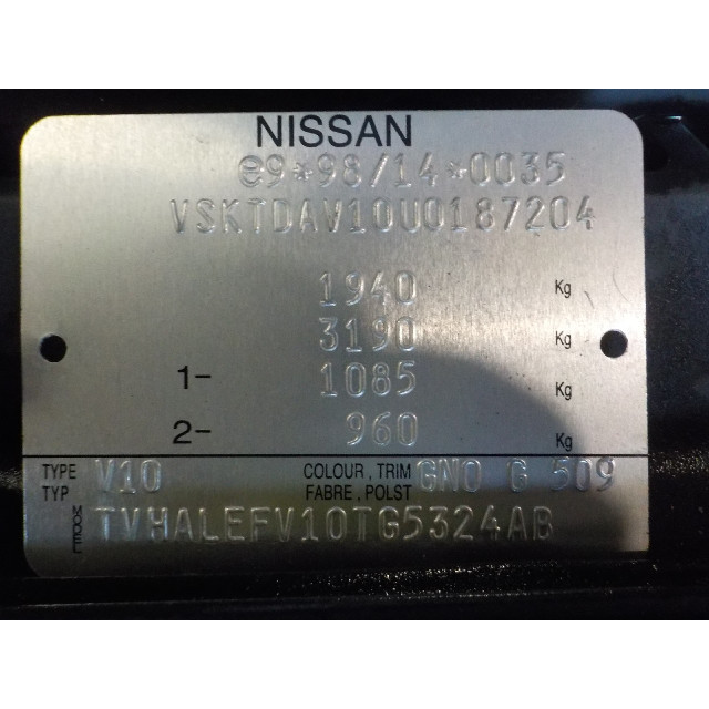 Computer kachel Nissan/Datsun Almera Tino (V10M) (2000 - 2006) MPV 2.2 Di 16V (YD22)