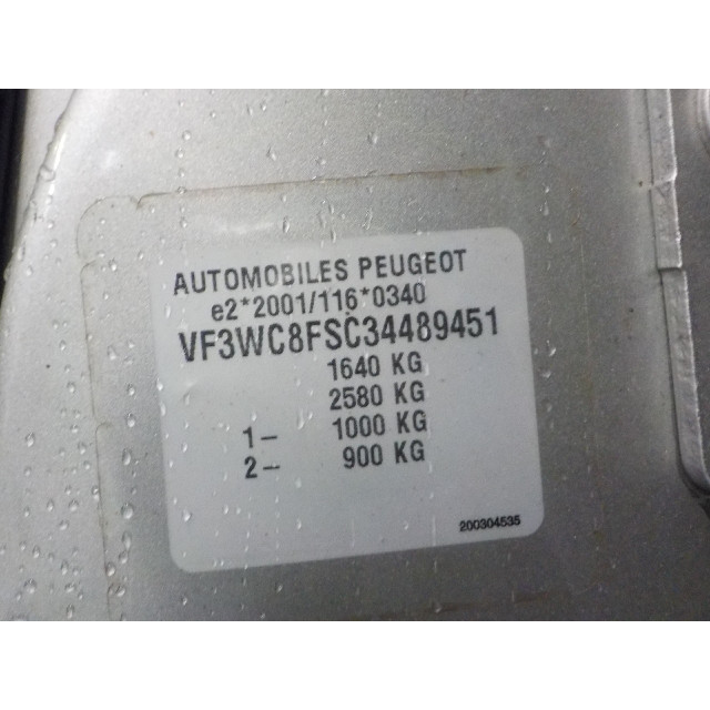 Bedieningspaneel kachel Peugeot 207/207+ (WA/WC/WM) (2007 - 2010) 207 (WA/WC/WM) Hatchback 1.4 16_ (EP3(8FP))