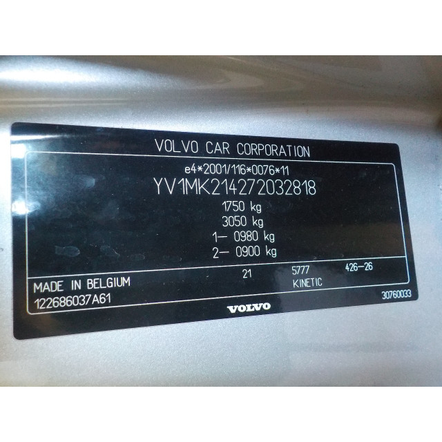 Slot mechaniek portier elektrisch centrale vergrendeling rechts voor Volvo C30 (EK/MK) (2006 - 2012) 1.8 16V (B4184S11)