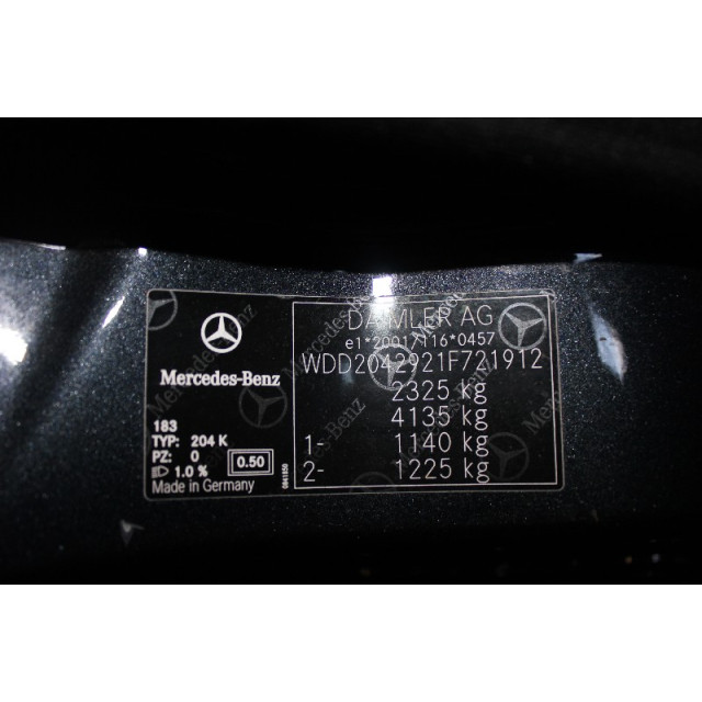 Motor raammechaniek elektrisch rechts achter Mercedes-Benz C Estate (S204) (2009 - heden) Combi 3.0 C-350 CDI V6 24V 4-Matic (OM642.832)