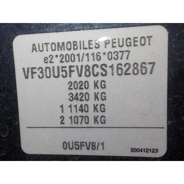 Startmotor Peugeot 3008 I (0U/HU) (2009 - 2016) MPV 1.6 16V THP 155 (EP6CDT(5FV))