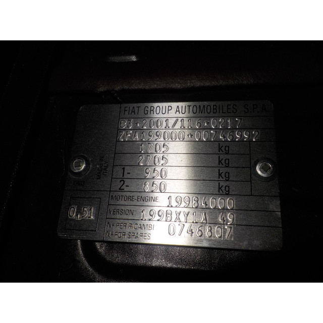 Koelventilatormotor Fiat Punto Evo (199) (2009 - 2012) Hatchback 1.3 JTD Multijet 85 16V (199.B.4000(Euro 5))
