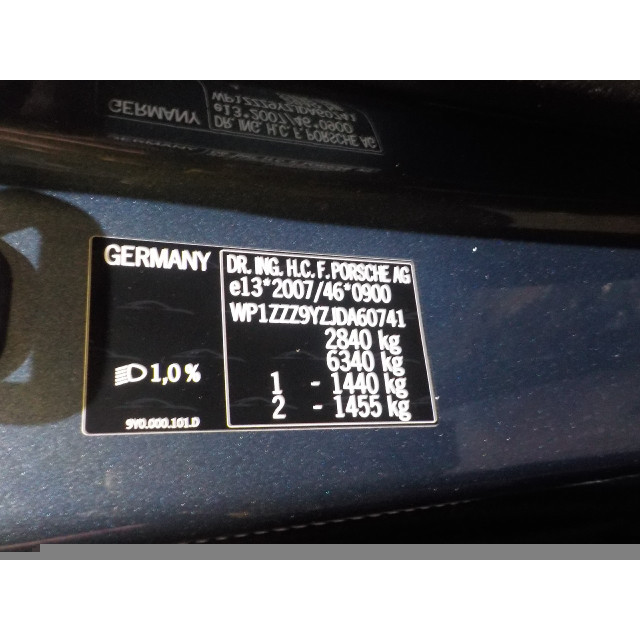 Raammechaniek elektrisch links achter Porsche Cayenne III (9YA) (2017 - heden) SUV 2.9 Biturbo V6 24V S (MDC.AB)