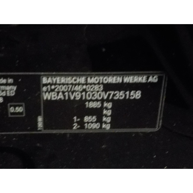 Schokbreker rechts achter BMW 1 serie (F20) (2015 - 2019) Hatchback 5-drs 116d 1.5 12V TwinPower (B37-D15A)