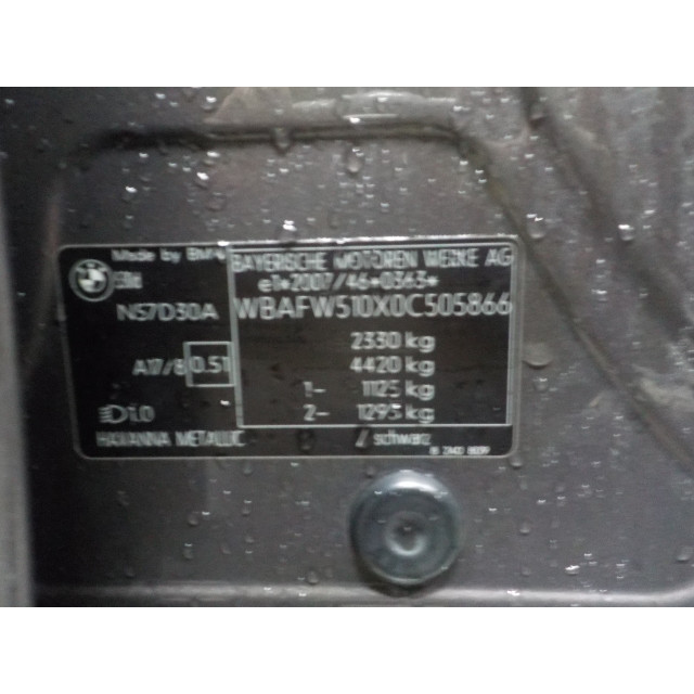 Bluetooth control module BMW 5 serie (F10) (2010 - 2011) Sedan 530d 24V (N57-D30A)