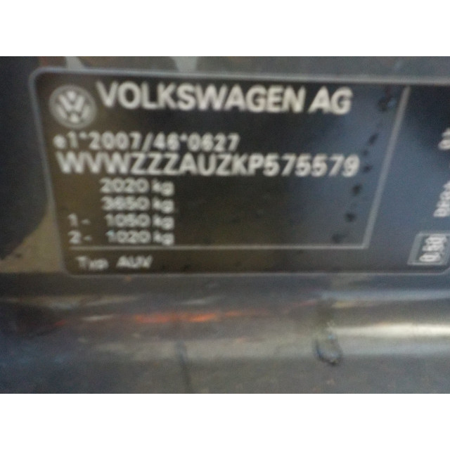 Gasdrukveer rechts voor Volkswagen Golf VII Variant (AUVV) (2013 - 2020) Combi 2.0 TDI 16V (DFGA)