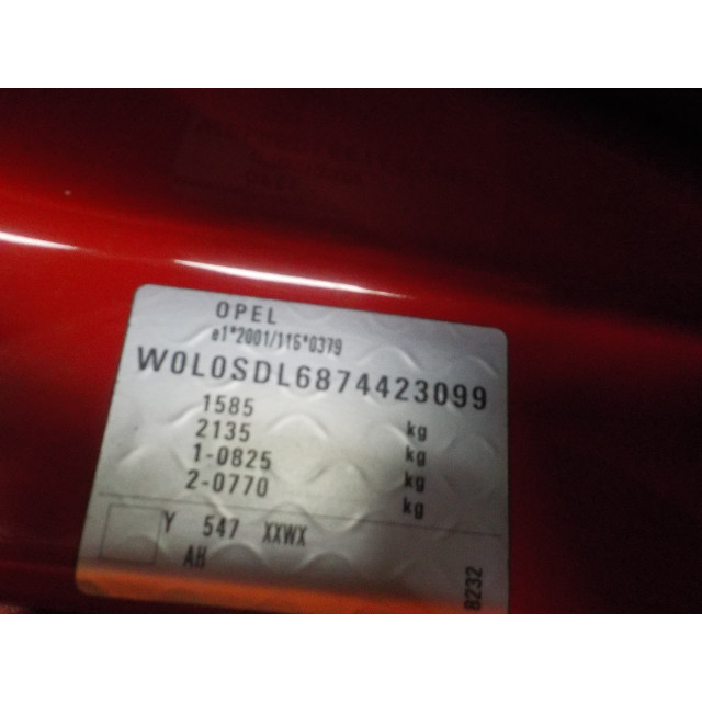Slot mechaniek kofferdeksel achterklep elektrisch Opel Corsa D (2006 - 2010) Hatchback 1.0 (Z10XEP(Euro 4))