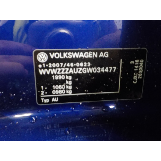 Aandrijfas links achter Volkswagen Golf VII (AUA) (2013 - 2020) Hatchback 2.0 R-line 4Motion 16V (CJXC)