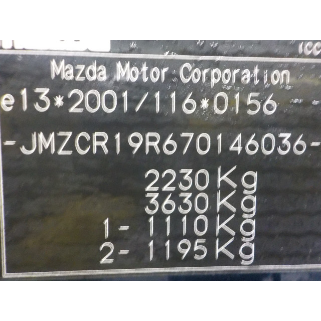 Startmotor Mazda 5 (CR19) (2005 - 2010) MPV 2.0 CiDT 16V High Power (RF7J)