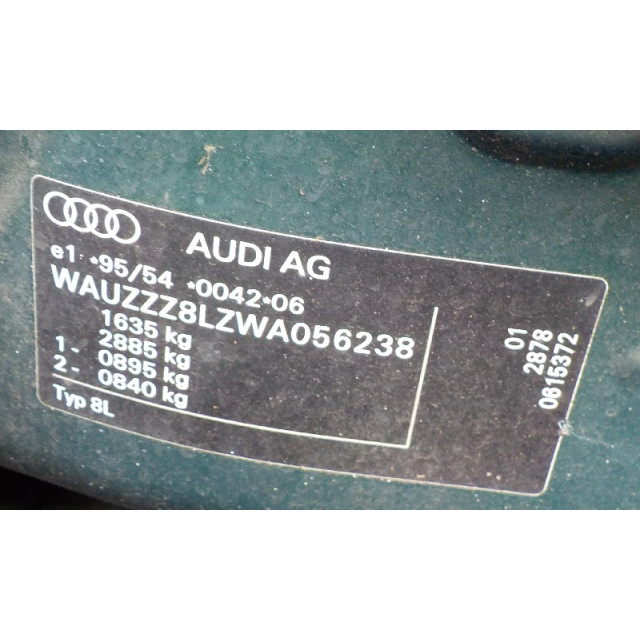 Ruitenwisser mechaniek voor Audi A3 (8L1) (1996 - 2003) Hatchback 1.6 (AKL)