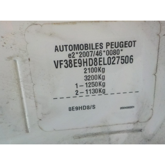Slot mechaniek portier elektrisch centrale vergrendeling links voor Peugeot 508 SW (8E/8U) (2012 - 2018) Combi 1.6 HDiF 16V (DV6C(9HR))