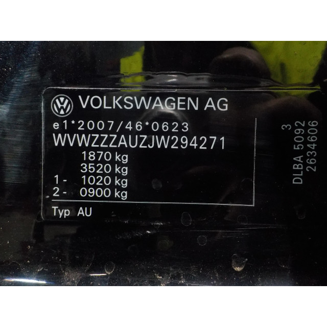Raammechaniek elektrisch rechts achter Volkswagen Golf VII (AUA) (2017 - 2020) Hatchback 2.0 GTI 16V Performance Package (DLBA)